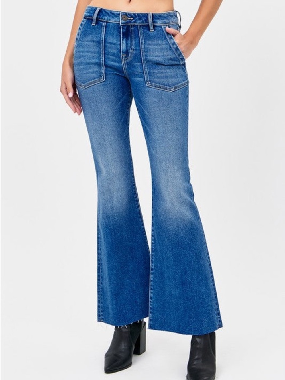Hidden High-Rise Blue Flare Jeans size 27